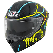 Load image into Gallery viewer, KYT R2R Concept Helmet - Matt Black/Yellow