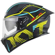 Load image into Gallery viewer, KYT R2R Concept Helmet - Matt Black/Yellow