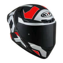 Load image into Gallery viewer, KYT TT-Course Electron Helmet - Matt Grey Red