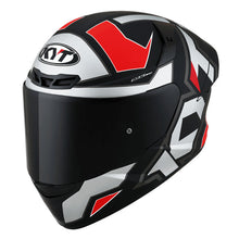 Load image into Gallery viewer, KYT TT-Course Electron Helmet - Matt Grey Red
