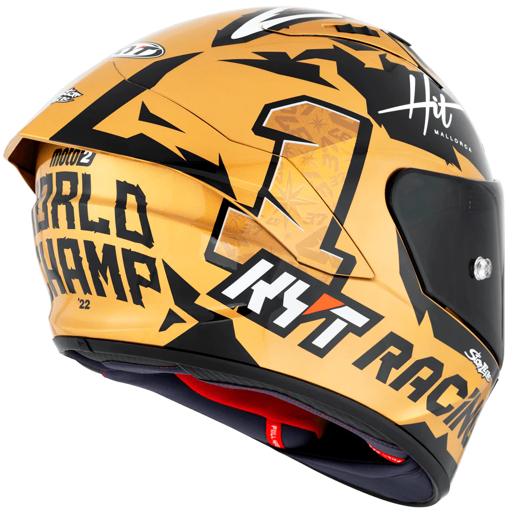 KYT NZ Race Augusto World Champion 2022 Gold Le Helmet