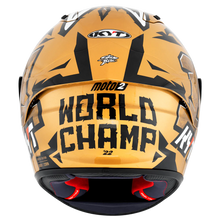 Load image into Gallery viewer, KYT NZ Race Augusto World Champion 2022 Gold Le Helmet