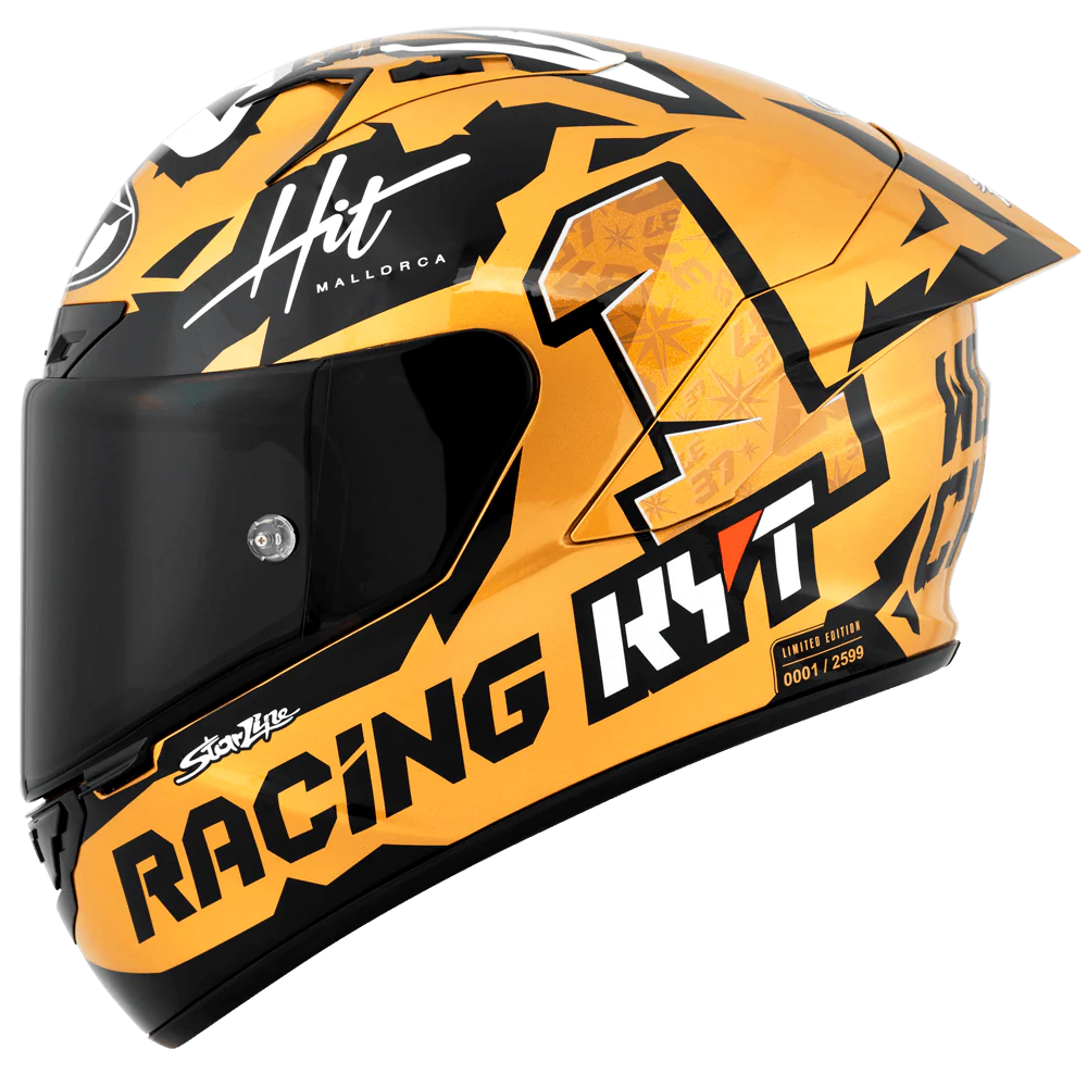 KYT NZ Race Augusto World Champion 2022 Gold Le Helmet