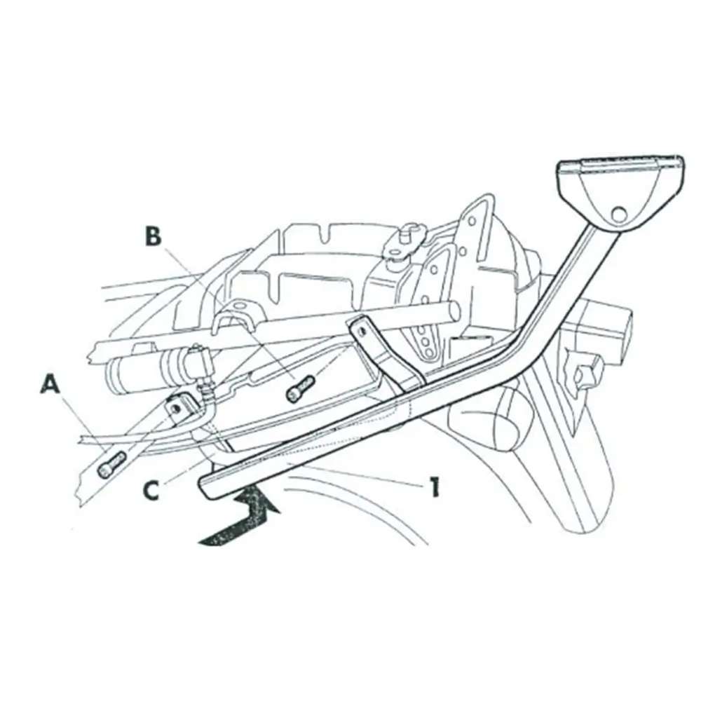 Shad Top Case Fitting Kit For Suzuki GSX750F