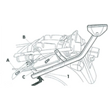 Shad Top Case Fitting Kit For Suzuki GSX750F