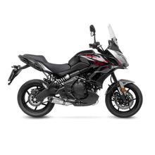 Load image into Gallery viewer, LV One Evo Stainless Steel Full Exhaust System w/Slash Cut Carbon End Cap for Kawasaki Ninja 650/Z 650 21-22/Versys 650 21-22