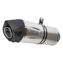 Load image into Gallery viewer, LV One Evo Stainless Steel Full Exhaust System w/Slash Cut Carbon End Cap for Kawasaki Ninja 650/Z 650 21-22/Versys 650 21-22