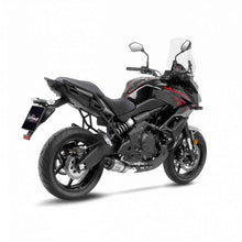 Load image into Gallery viewer, LV One Evo Stainless Steel Full Exhaust System w/Slash Cut Carbon End Cap for Kawasaki Ninja 650/Z 650 21-22/Versys 650 21-22