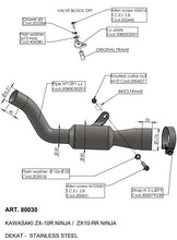 Load image into Gallery viewer, LV Link Pipe (Cat Elim.) Stainless ZX-10R / RR Ninja '21> (Orig. &amp; LV Exhaust)