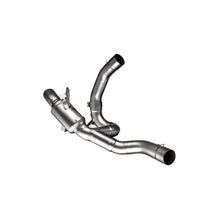 Load image into Gallery viewer, LV Link Pipe (Cat Elim.) Stainless M'Strada 1200/S '10>'14 (Orig. &amp; LV Exhaust) (Fits W Orig. C Stand)