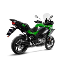 Load image into Gallery viewer, LV Nero Stainless Black Slip-On Muffler w/Carbon End Cap for Kawasaki Versys 1000 19-22
