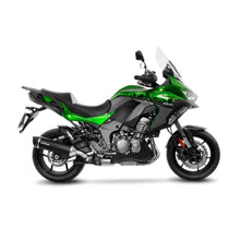 Load image into Gallery viewer, LV Nero Stainless Black Slip-On Muffler w/Carbon End Cap for Kawasaki Versys 1000 19-22