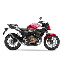 Load image into Gallery viewer, LV Slip-On A Nero Stainless Black CB500 F / X / CBR500R '19> (Fits W Orig. Cent Stand)