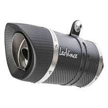 Load image into Gallery viewer, LV Pro Carbon Fiber Slip-On Muffler w/Shark Cut Carbon End Cap for Kawasaki Z 900 17-19/Z 900 A2 18-22