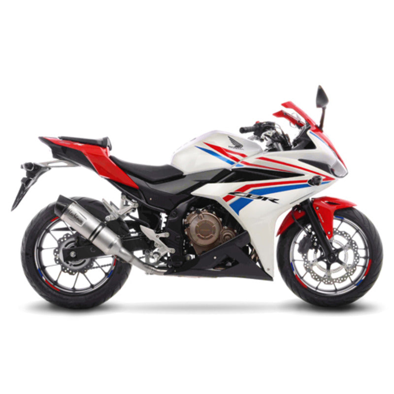 LV Slip-On A LV One Evo Stainless CB500 F / CBR500 R '16>'18 / CB500 X '17>'18 (Not W Orig. Center Stand)