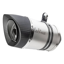 Load image into Gallery viewer, LV Pro Stainless Steel Slip-On Muffler w/Shark Cut Carbon End Cap for Yamaha YZF-R3/MT-03 18-20