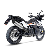 Load image into Gallery viewer, LV One Evo Stainless Steel Slip-On Muffler w/Carbon End Cap for KTM 790 Adventure/R 19-20/890 Adventure/L/R/Rally 21-22