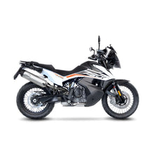 Load image into Gallery viewer, LV One Evo Stainless Steel Slip-On Muffler w/Carbon End Cap for KTM 790 Adventure/R 19-20/890 Adventure/L/R/Rally 21-22