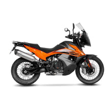 Load image into Gallery viewer, LV One Evo Stainless Steel Slip-On Muffler w/Carbon End Cap for KTM 790 Adventure/R 19-20/890 Adventure/L/R/Rally 21-22