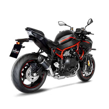 Load image into Gallery viewer, LV Pro Carbon Fiber Slip-On Muffler w/Shark Cut Carbon End Cap for Kawasaki Z H2 1000 20-22