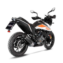 Load image into Gallery viewer, LV One Evo Stainless Black Slip-On Muffler w/Carbon End Cap for KTM 390 Adventure 20-22