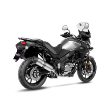 Load image into Gallery viewer, LV Slip-On + L Pipe Db(A) LV One Evo Stainless V-Strom 650 '17> (Fits W Orig. Center Stand &amp; Pann)