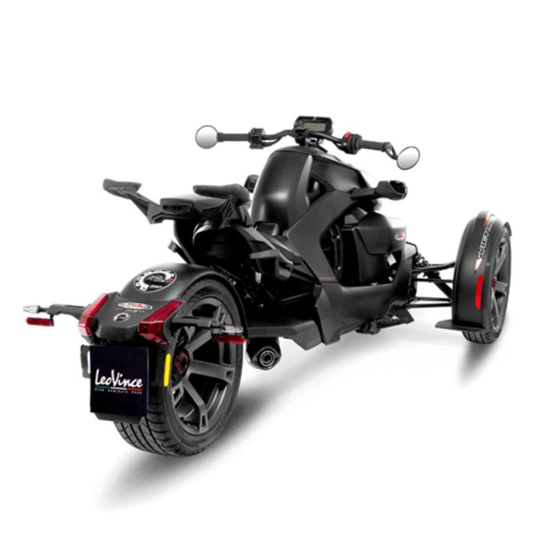 LV Slip-On A LV One Evo Stainless Blk Can-Am Ryker 600/900