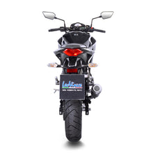 Load image into Gallery viewer, LV Slip-On LV-10 Stainless Blk Ninja 250/300 R  / Z 250/300 '13>'16