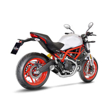 Load image into Gallery viewer, LV Slip-On LV-10 Stainless Blk Monster 797 '17>'20 / Scrambler 800 '15>'20