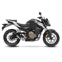 Load image into Gallery viewer, LV Slip-On LV-10 Stainless Black CB500 F / CBR500 R '16>'18 / CB500 X '17>'18 (Not W Orig. Center Stand)