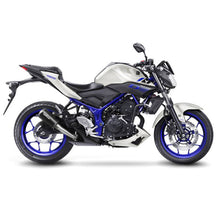 Load image into Gallery viewer, LV Slip-On LV-10 Stainless Blk Yzf-R25 / R3 / Mt-25 / Mt-03 '14>'21