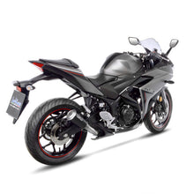 Load image into Gallery viewer, LV Slip-On LV-10 Stainless Blk Yzf-R25 / R3 / Mt-25 / Mt-03 '14>'21