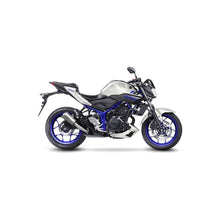 Load image into Gallery viewer, LV-10 Stainless Steel Slip-On Muffler w/Stainless End Cap for Yamaha YZF-R3 19-20/MT-25 15-18/MT-03 2020