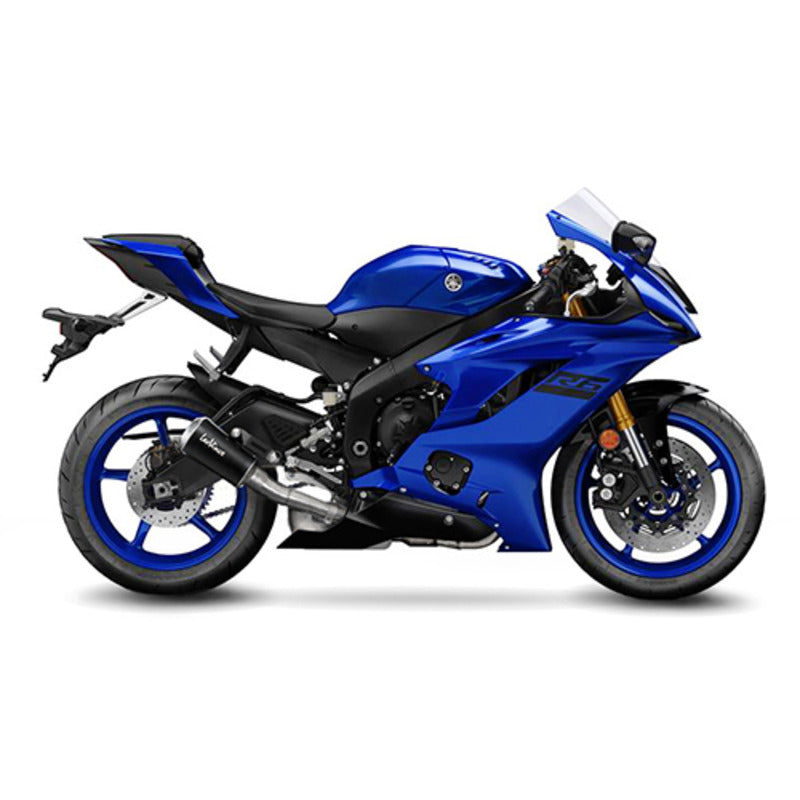 LV Slip-On LV-10 Stainless Blk Yzf-R6 '06>