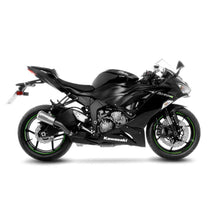 Load image into Gallery viewer, LV-10 Stainless Steel Slip-On Muffler w/Stainless End Cap for Kawasaki ZX-6R Ninja 09-20