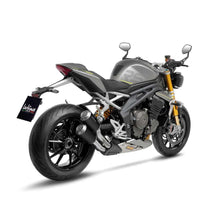 Load image into Gallery viewer, LV-10 Black Edition Slip-On Muffler w/Stainless End Cap for Triumph Speed Triple 1200 RR/RS 21-22