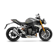 Load image into Gallery viewer, LV-10 Stainless Steel Slip-On Muffler w/Stainless End Cap for Triumph Speed Triple 1200 RR/RS 21-22