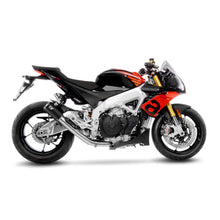 Load image into Gallery viewer, LV Slip-On LV-Corsa Stainless Black RSV4 1100 / Factory / Tuono V4 '21>