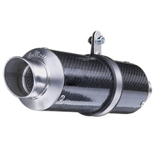 Load image into Gallery viewer, LV Uni Muffler Kit Gp Corsa Carbon Fibre 54mm For Bajaj Pulsar RS200