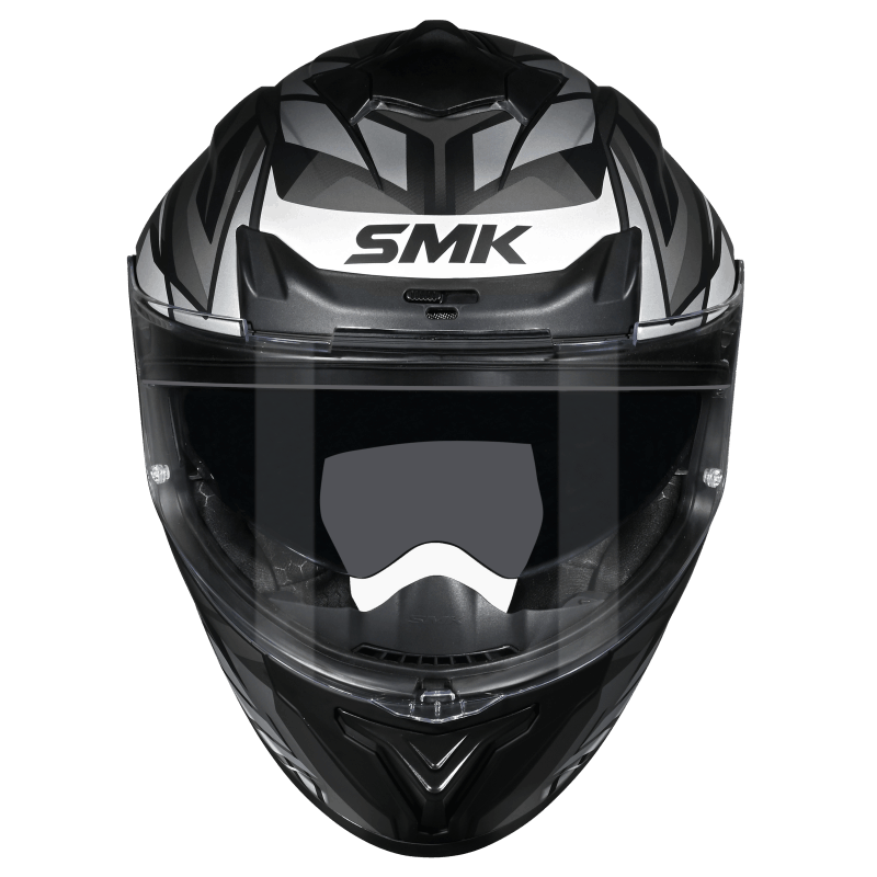 SMK Typhoon 06 Rival (MA266) Full Face Helmet - Matt Black/Grey