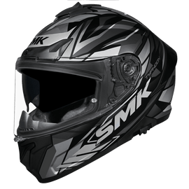 SMK Typhoon 06 Rival (MA266) Full Face Helmet - Matt Black/Grey