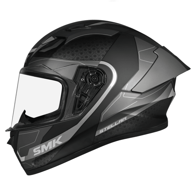SMK Stellar Sport Flight (MA266) Full Face Helmet - Matt Black/Grey