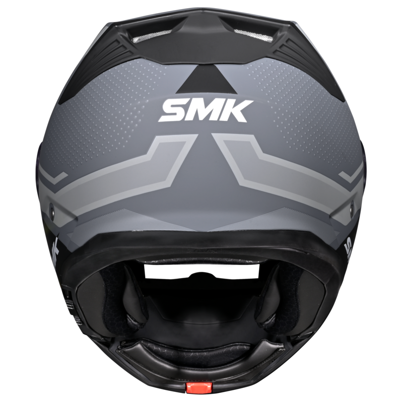 SMK Gullwing Supertour (MA661) Flip-up Helmet - Matt Grey/White