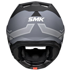 SMK Gullwing Supertour (MA661) Flip-up Helmet - Matt Grey/White