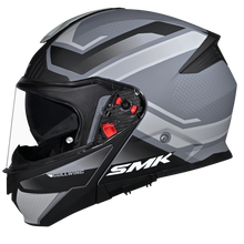 Load image into Gallery viewer, SMK Gullwing Supertour (MA661) Flip-up Helmet - Matt Grey/White