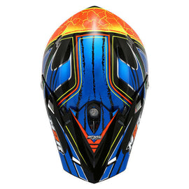 M2R Replacement Peak for X4.5 Metcalfe Replica PC-2 Helmet - Blue