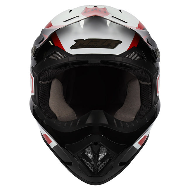 M2R Exo Unit Protech Pc-1 Helmet - Gloss Red/White
