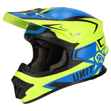 Load image into Gallery viewer, M2R Exo Unit Protech Pc-2F Helmet - Matt Blue/Hi-Vis Yellow