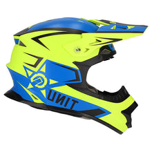 Load image into Gallery viewer, M2R Exo Unit Protech Pc-2F Helmet - Matt Blue/Hi-Vis Yellow
