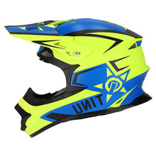 Load image into Gallery viewer, M2R Exo Unit Protech Pc-2F Helmet - Matt Blue/Hi-Vis Yellow